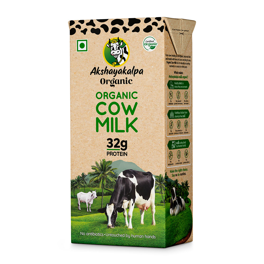 Akshayakalpa Organic UHT Cow Milk 1 LTR