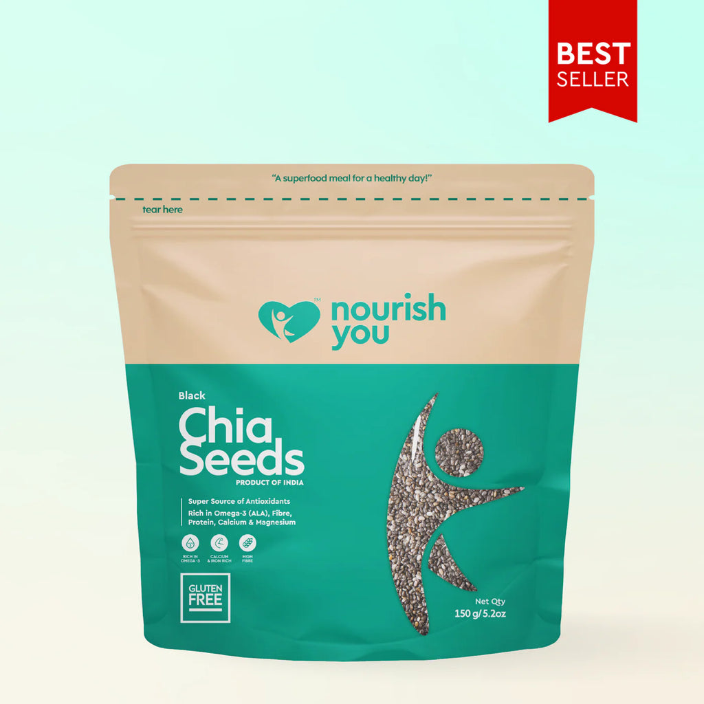 Nourish Black Chia Seeds 150G