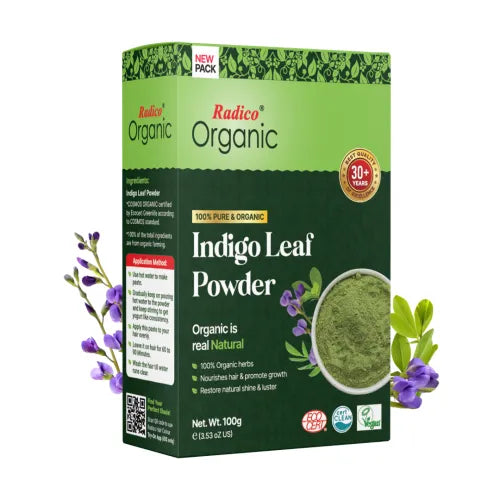 Radico Indigo Leaf Powder For Hair Coloring 100 G