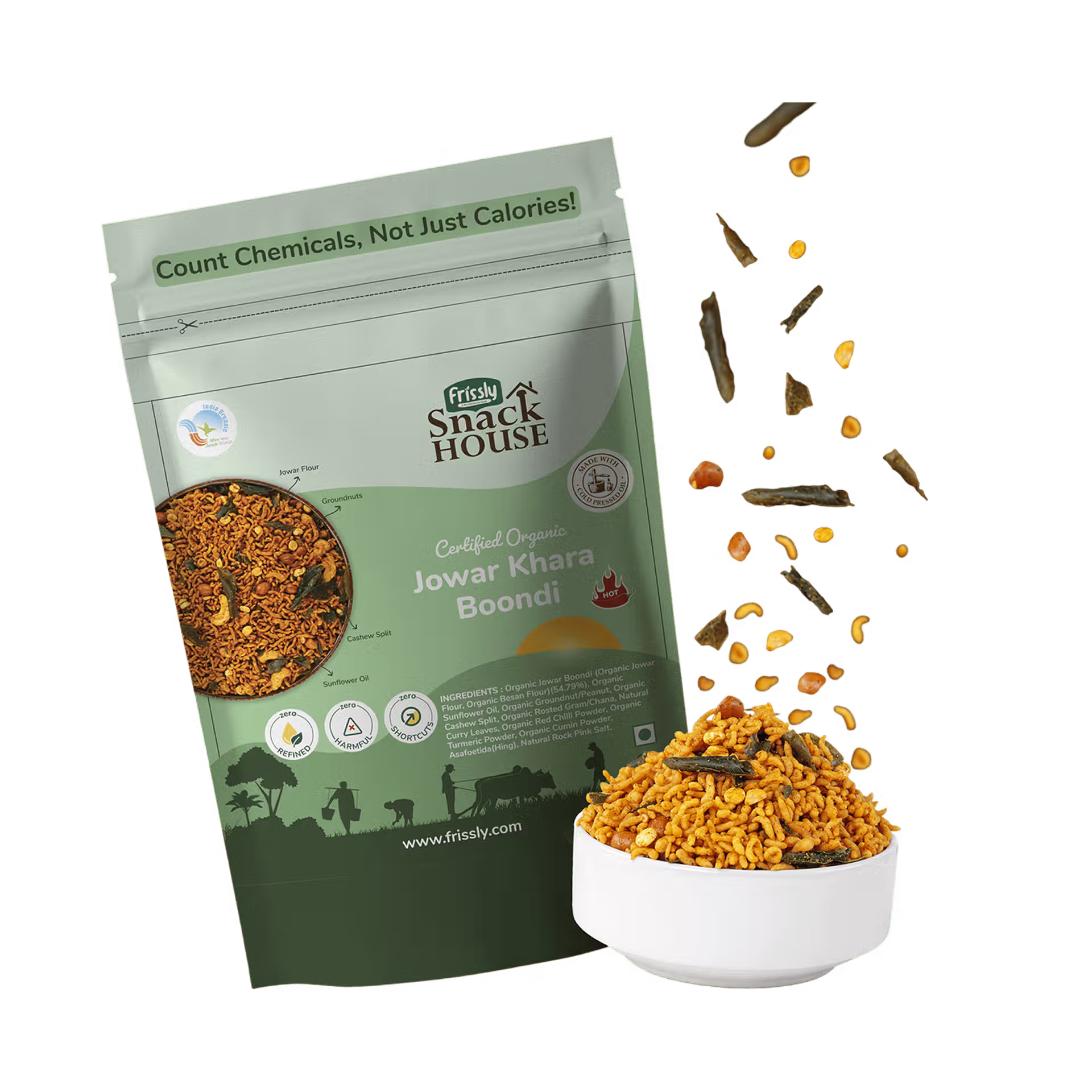 FRISSLY JOWAR KHARA BOONDI 100 GM