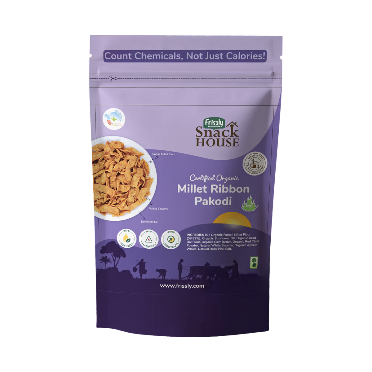 FRISSLY MILLET RIBBON PAKODA 100 GM