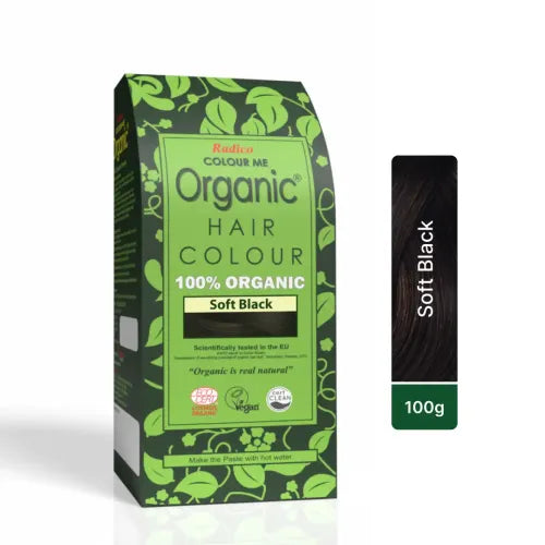 Radico 100 Natural Hair Color Soft Black 100 G