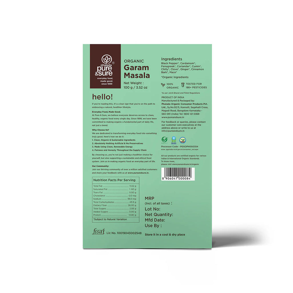 Ps Org Garam Masala 100G