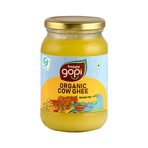 HAPPY GOPI ORGANIC COW GHEE 500 ML