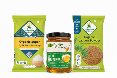 Honey, Jaggery & sugar