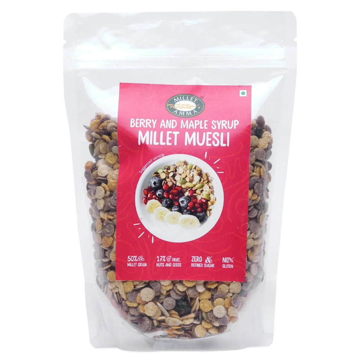 MILLETAMMA BERRY MPLSYRP MLLET MUESL 300 GM