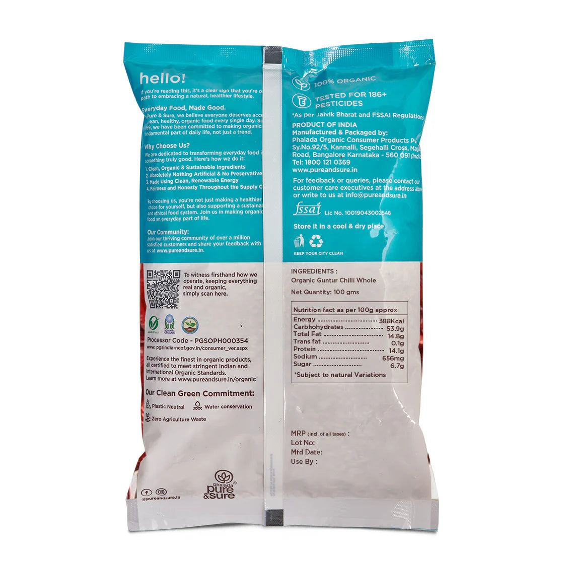 Ps Guntur Chilly 100Grm