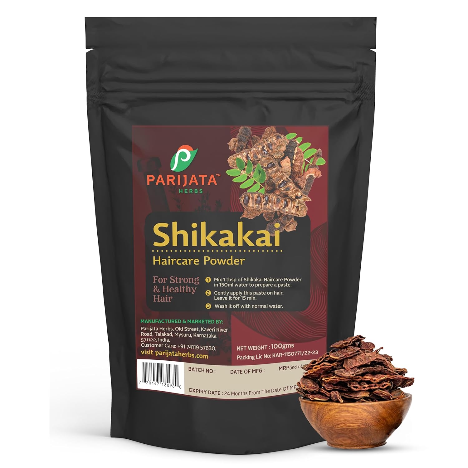 Parijata Shikakai 100Gm