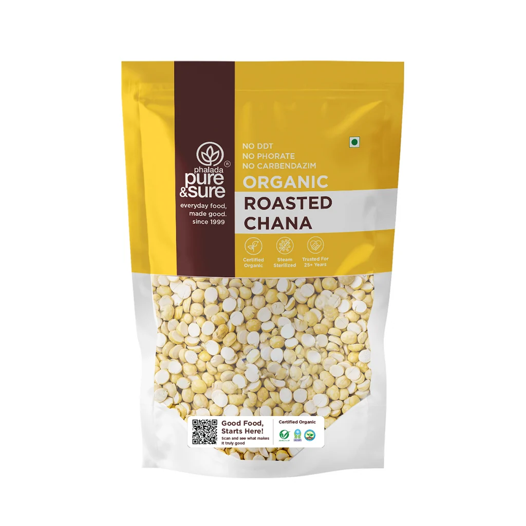 PURE AND SURE ROASTED CHANA 500 GM