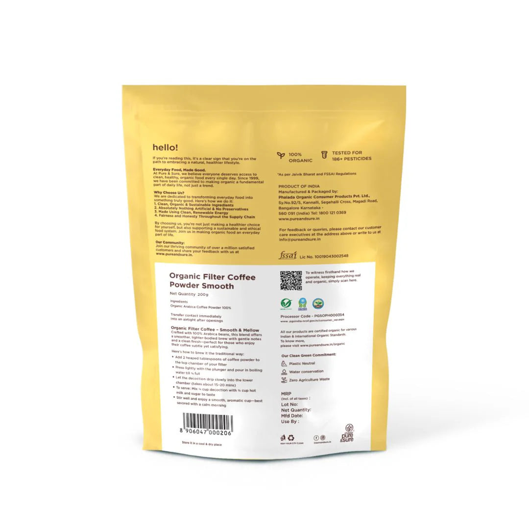 Pure And Sure Coffeee Powder Smooth 200 G