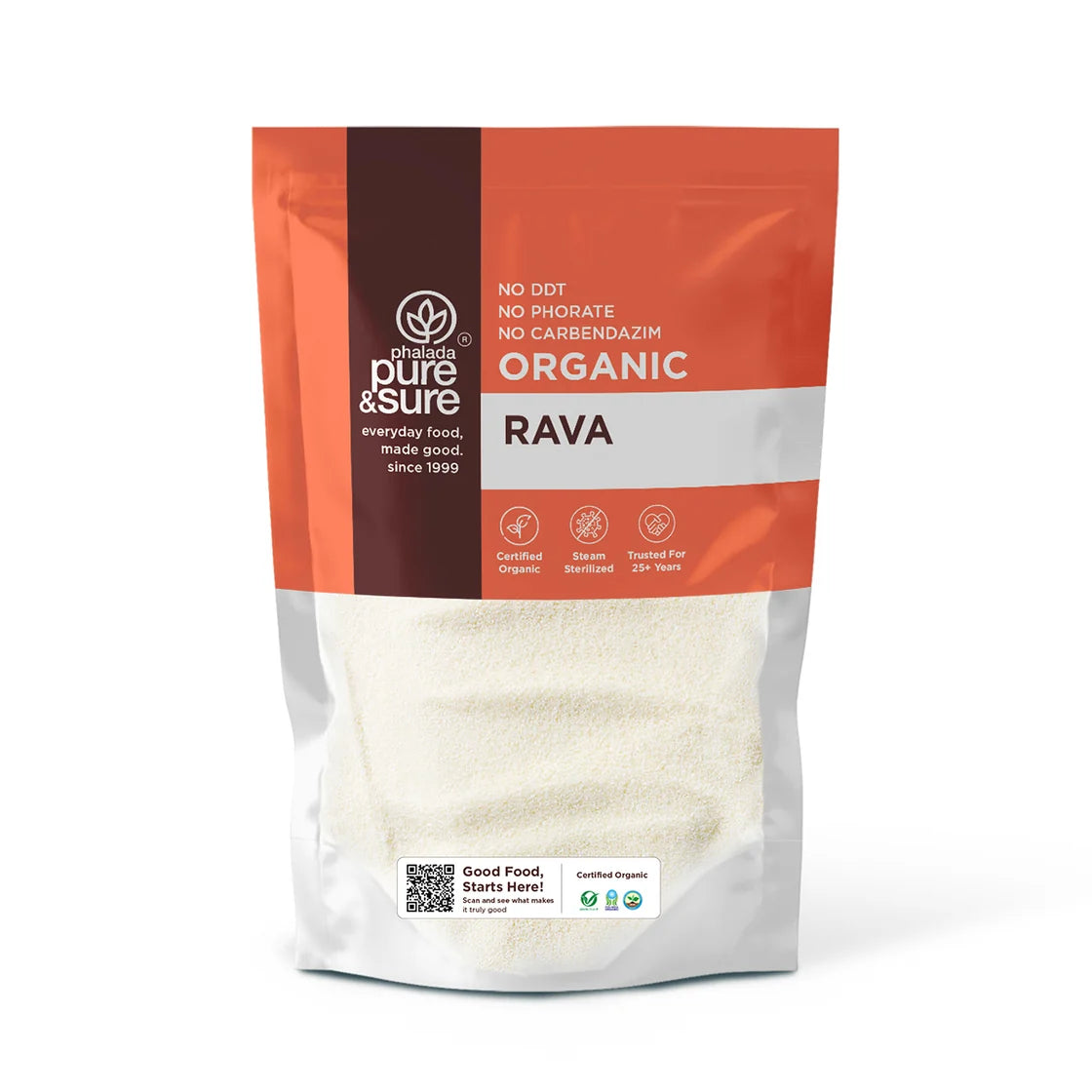 Pure And Sure Organic Rava 1Kg