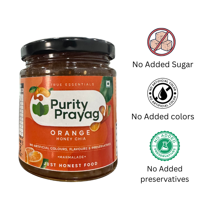 Purity Prayag Orange Honey Chia Spread