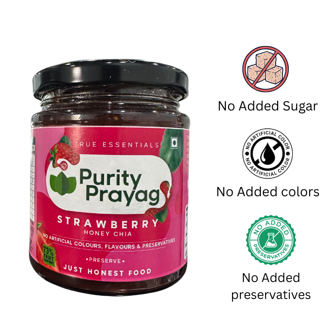Purity Prayag Strawberry Honey Chia Spread