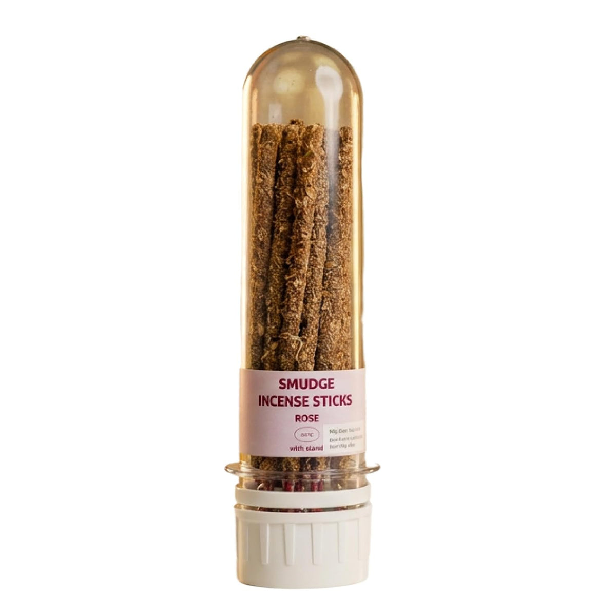 SWAHA ROSE SMUDGE INCENSE STICKS 20 PCS WITH STAND