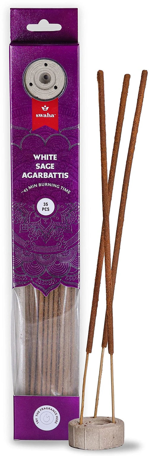 SWAHA WHITE SAGA AGARBATTI