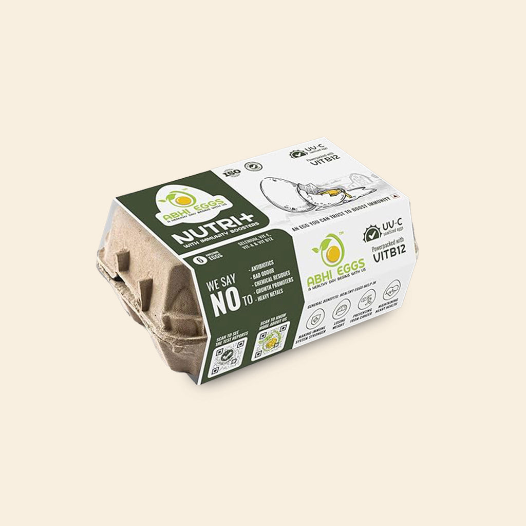 Abhi Foods Nutri+ With Immunity Boosters Eggs- Pack Of 6