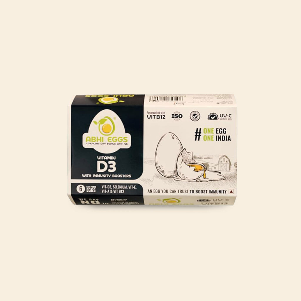 Abhi Foods Vit D3 With Immunity Boosters Eggs- Pack Of 6
