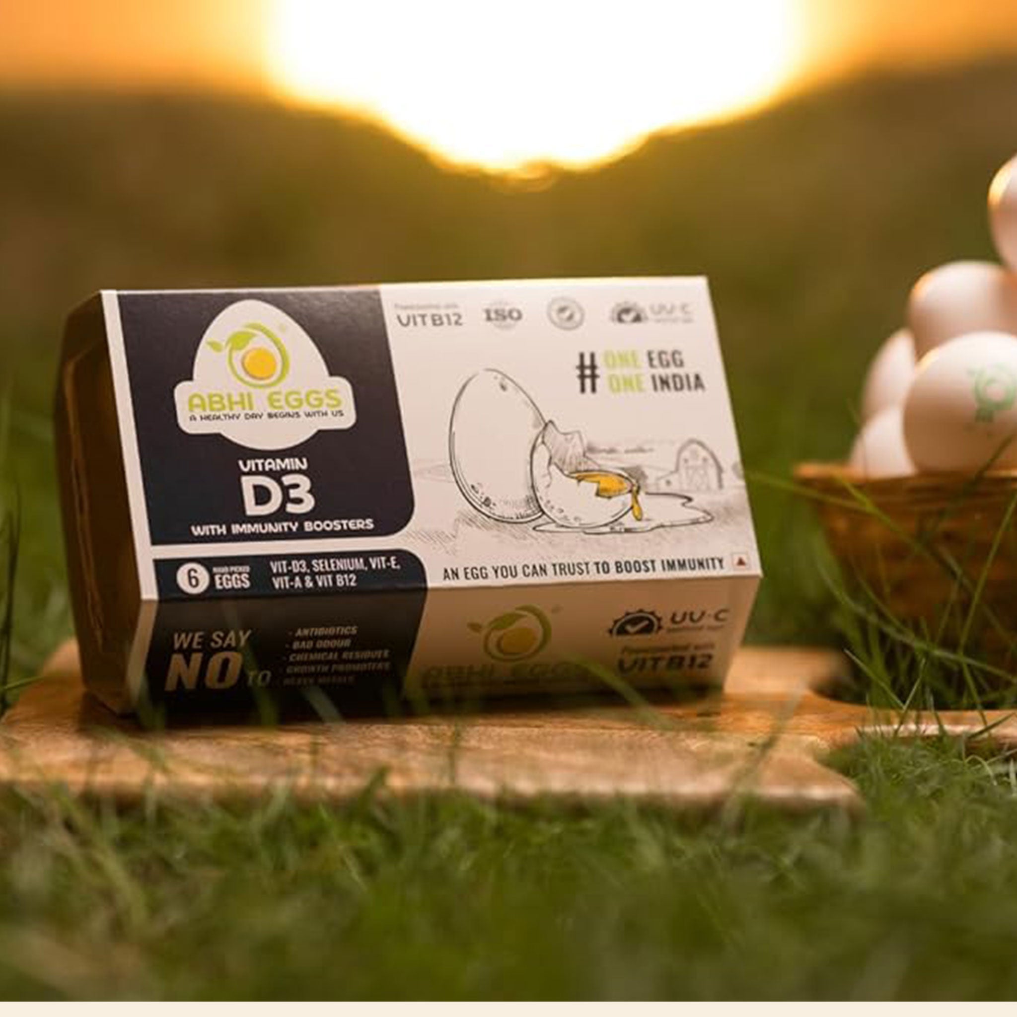 Abhi Foods Vit D3 With Immunity Boosters Eggs- Pack Of 6