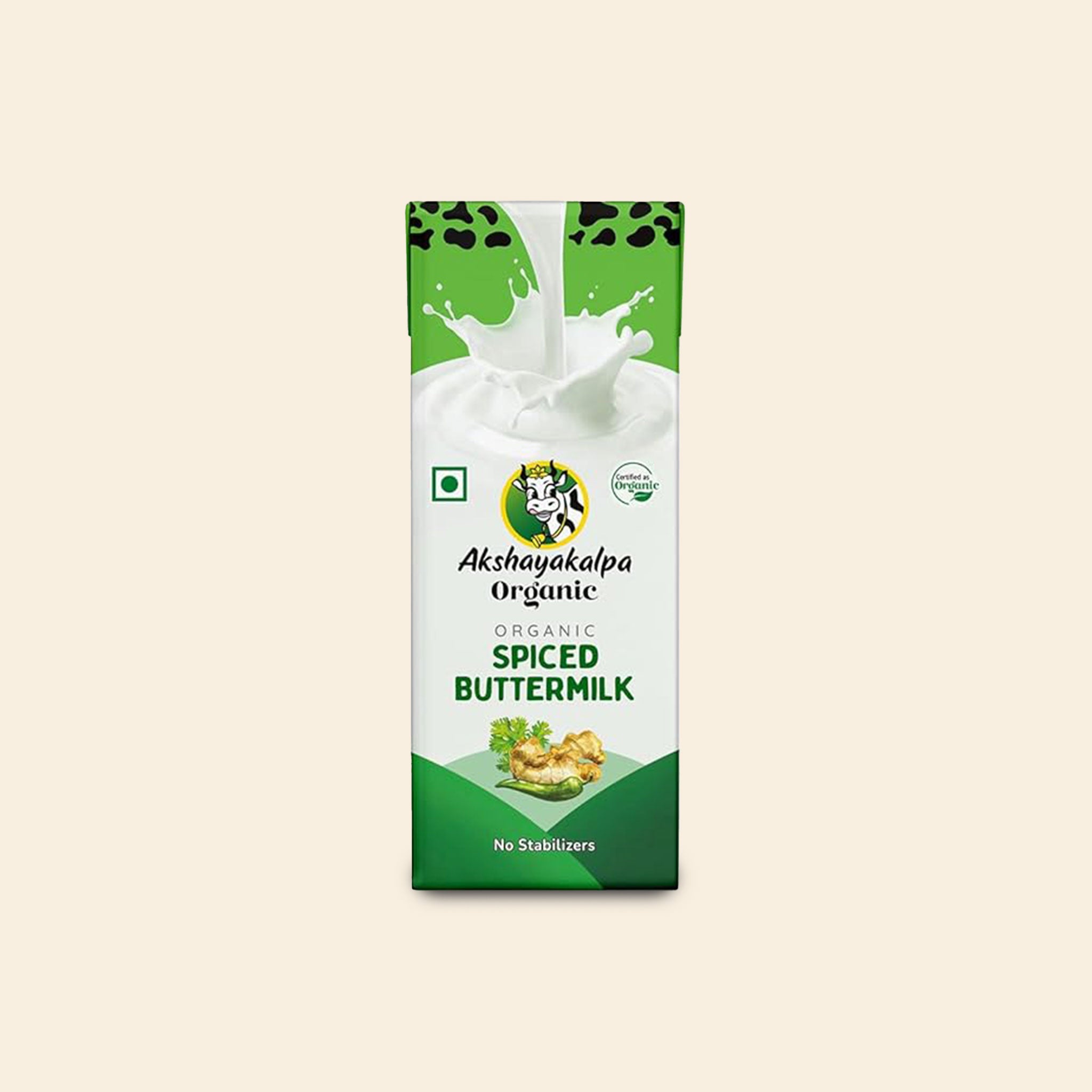 Akshayakalpa Butter Milk Spiced 200 Ml Tetrapak