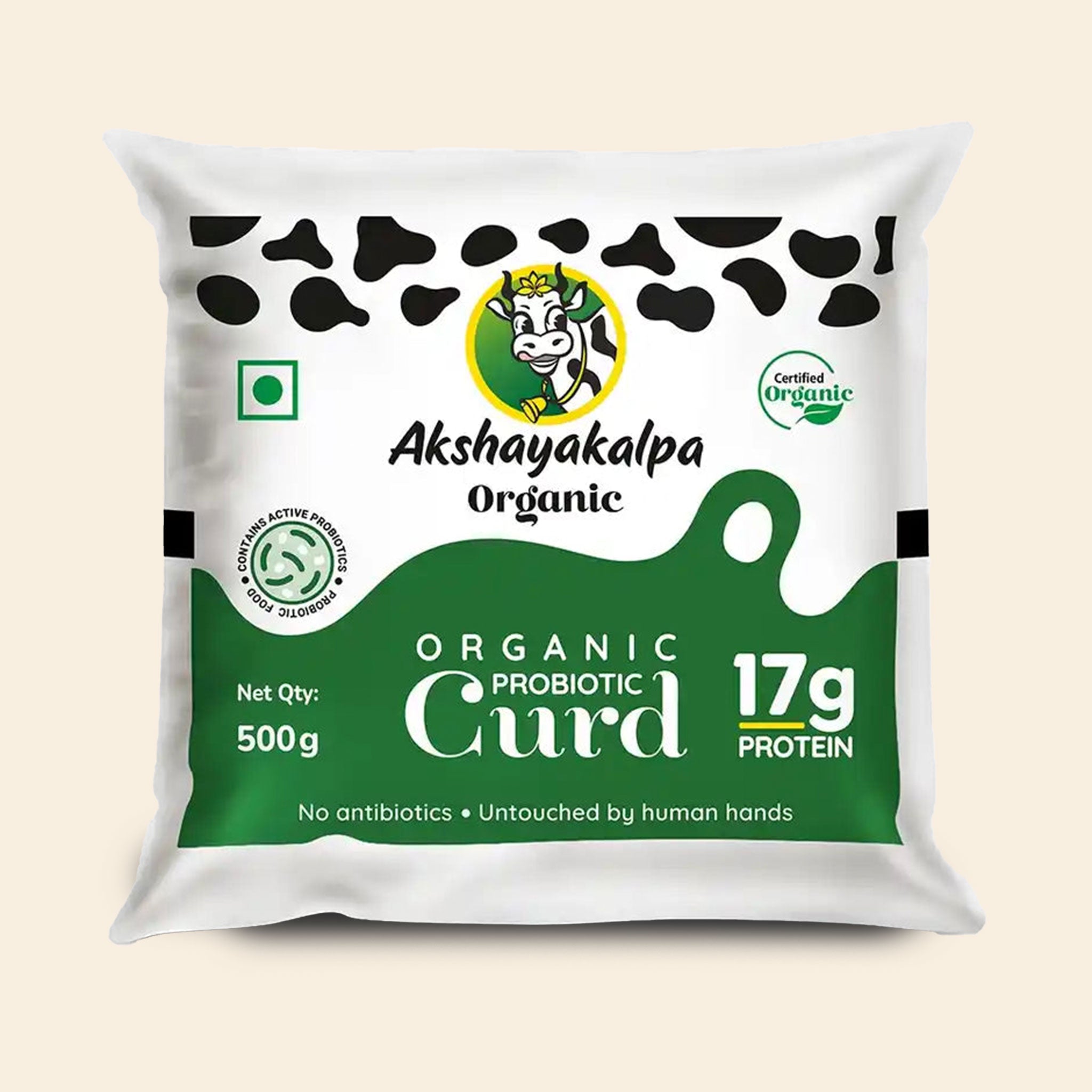 Akshayakalpa Organic Probiotic Curd 500 Gm