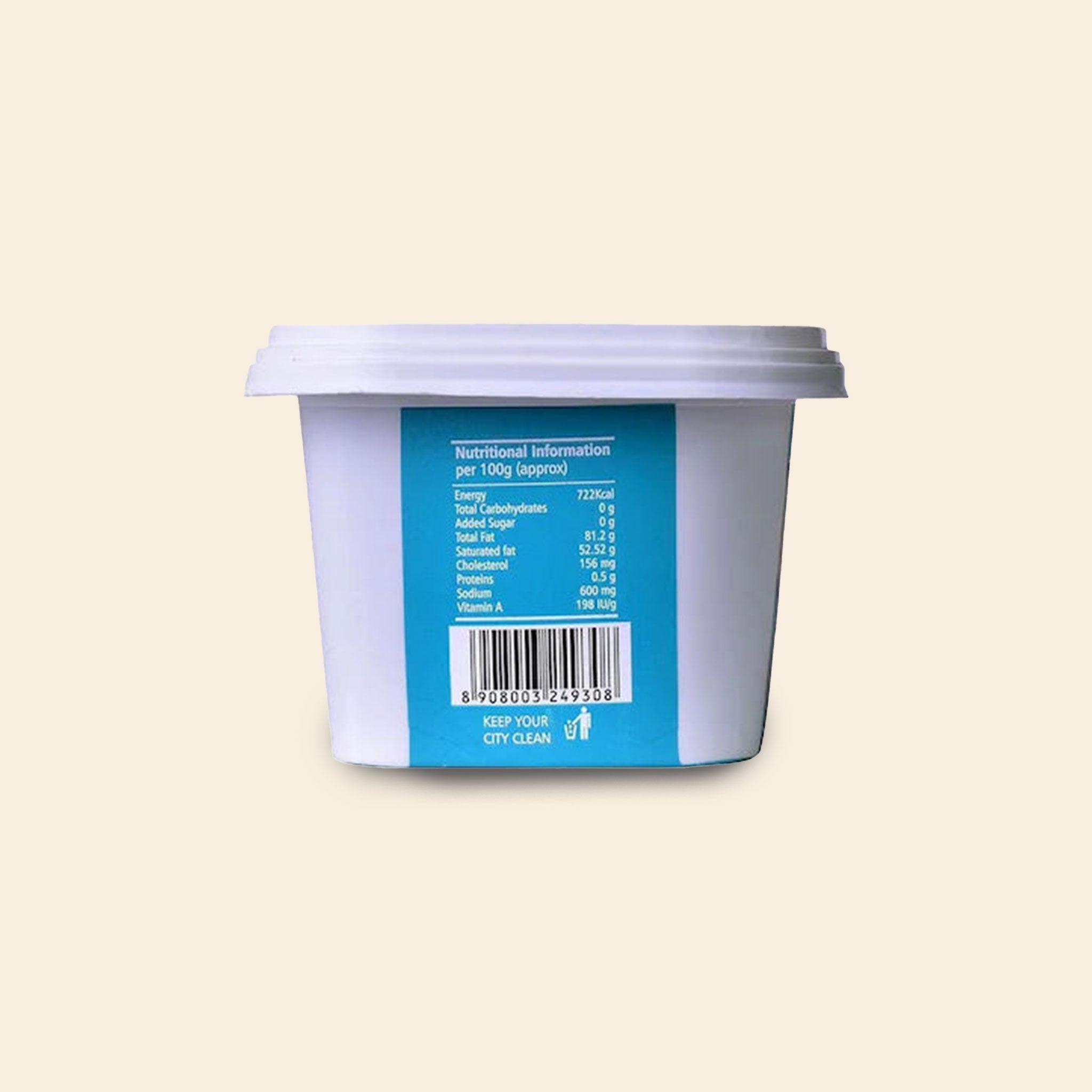 Akshayakalpa Organic Table Butter Salted 200 Grams