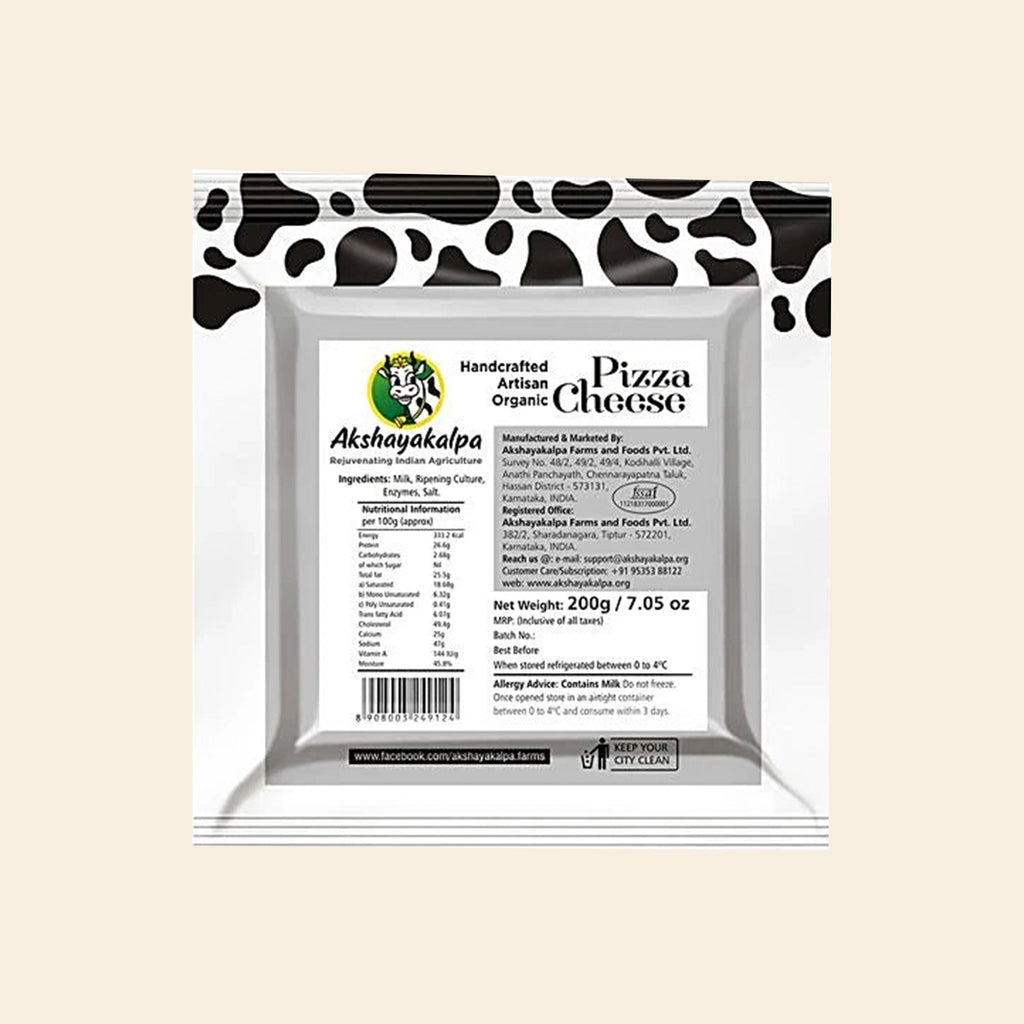 Akshayakalpha Mozzarella/Pizza Cheese 200 G
