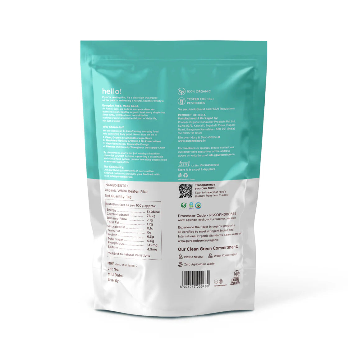 Pure And Sure Beaten Rice Kg