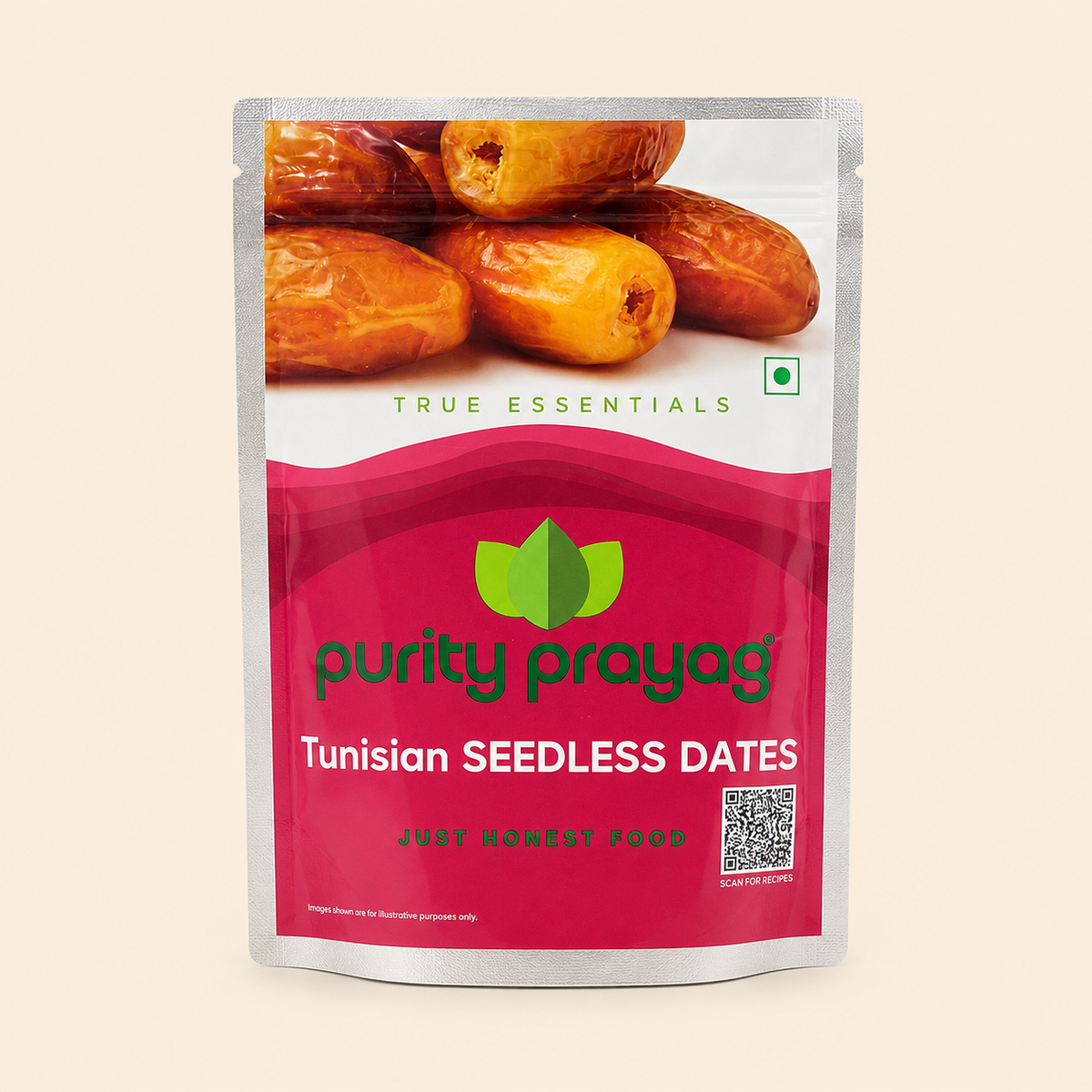 Purity Prayag Seedless Tunisian Dates 500g