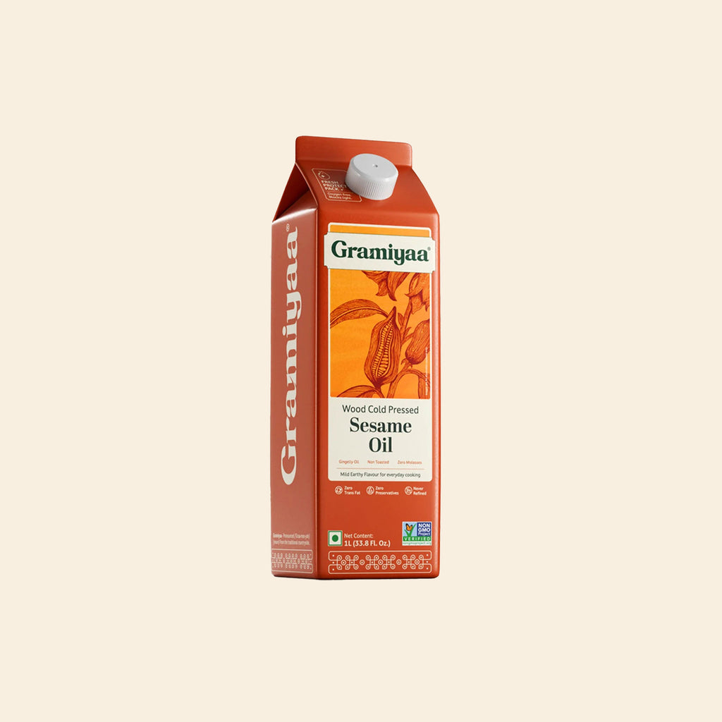 Gramiyaa Wood Cold Pressed Sesame Oil 1L