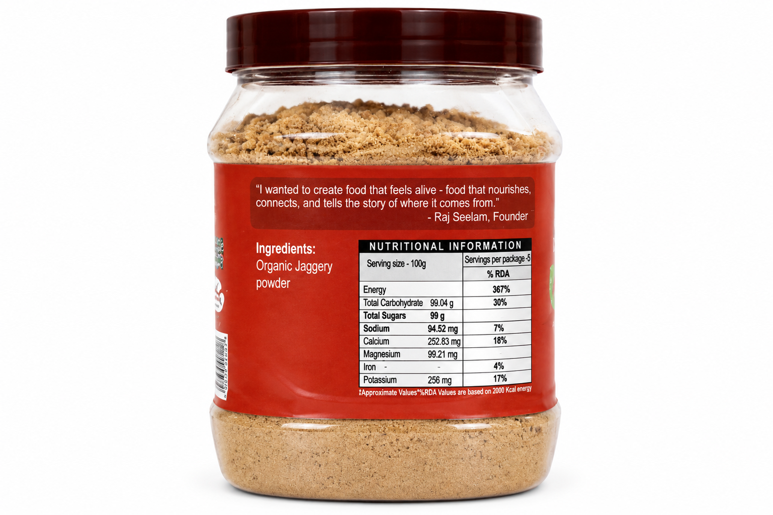 Purity prayag organic jaggery powder