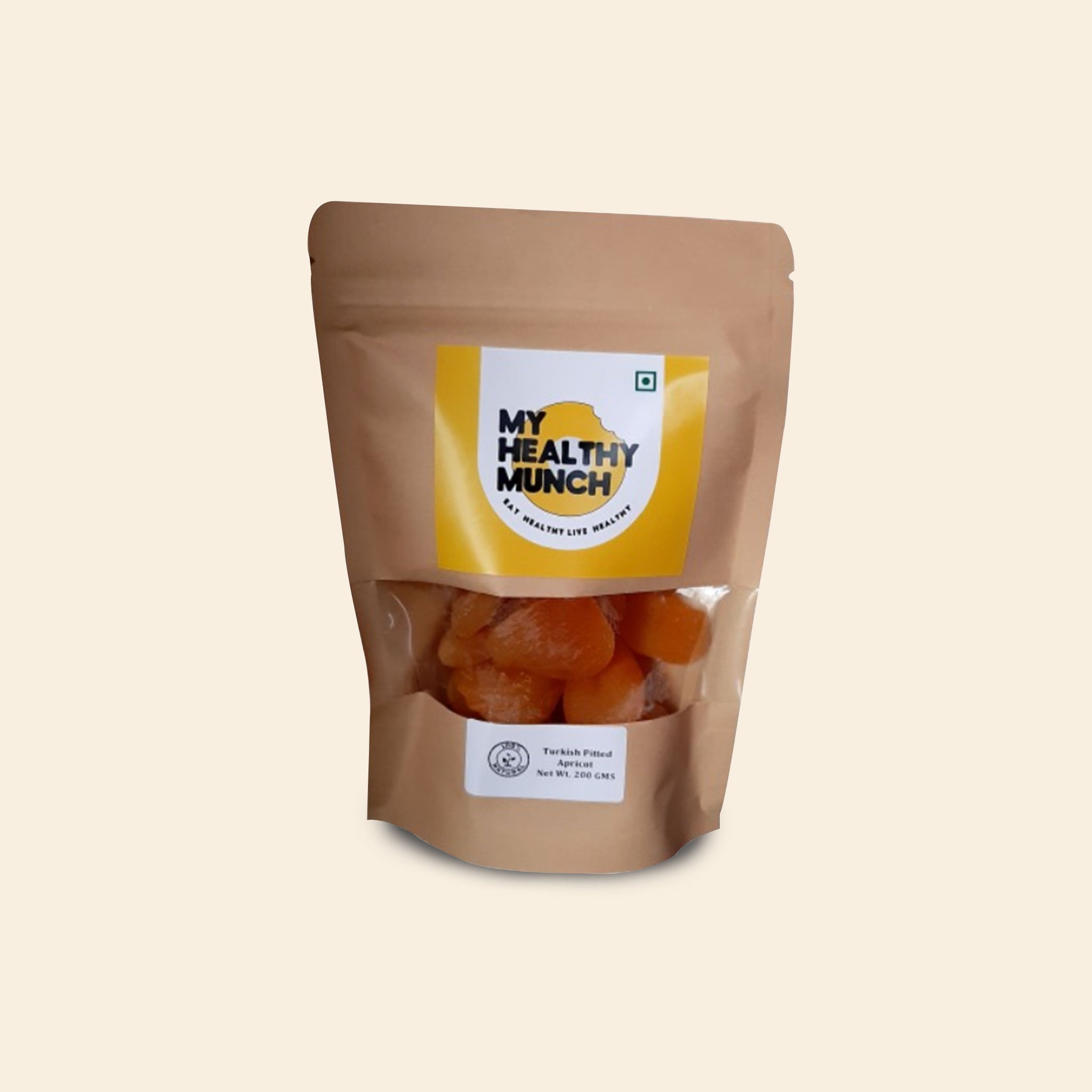 Mhm Premium Pitted Apricot 200 Gms