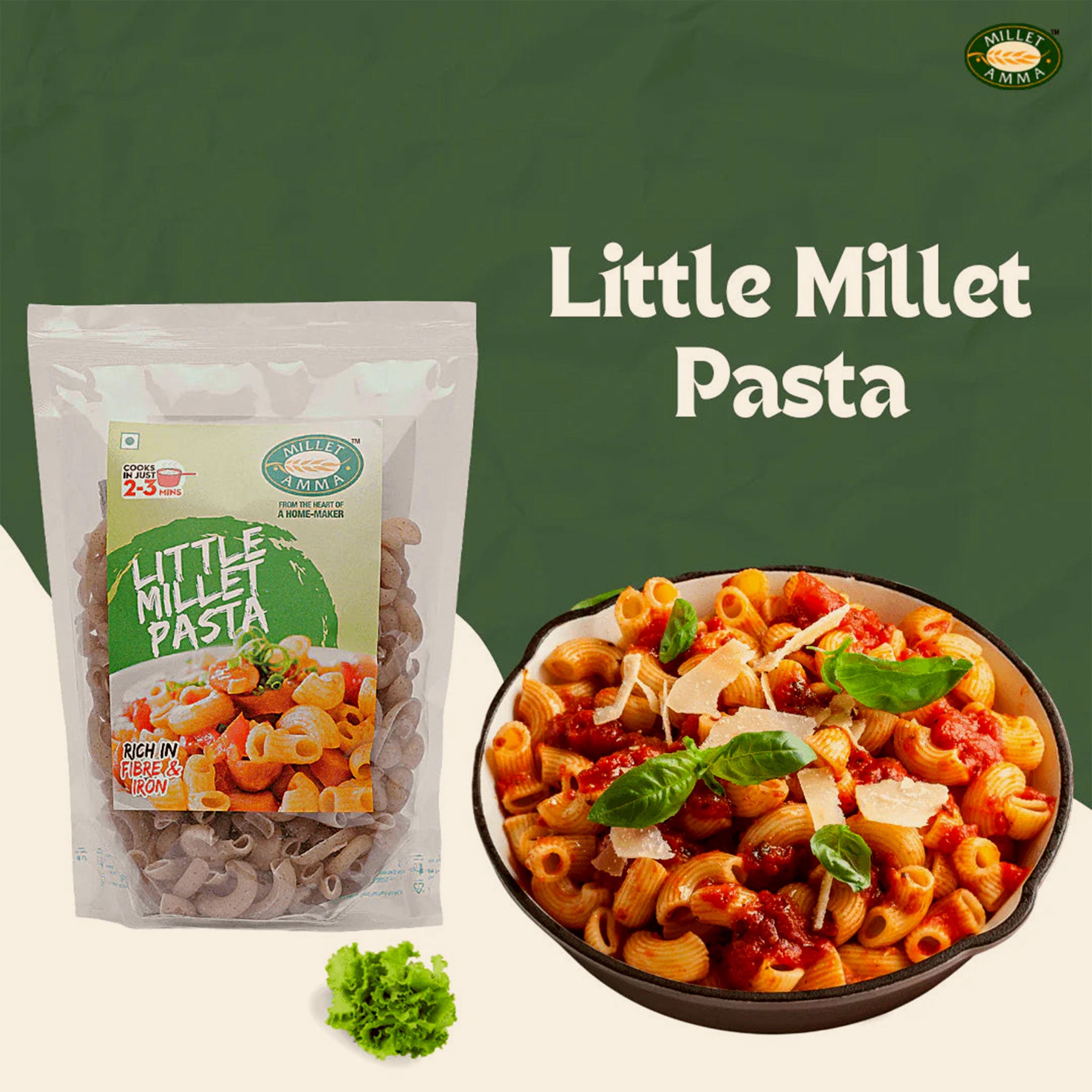 Millet Amma Little Millet Pasta 180G