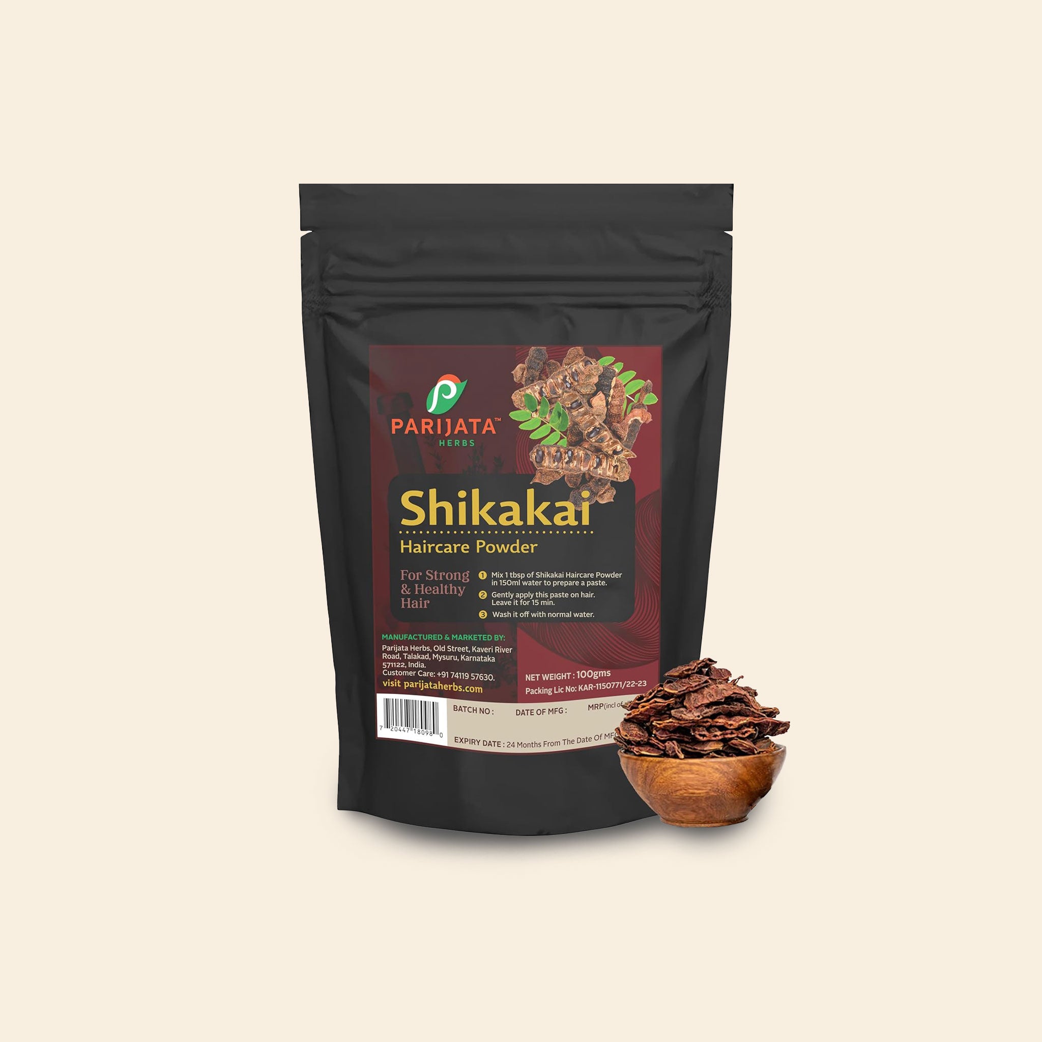 Parijata Shikakai 100Gm