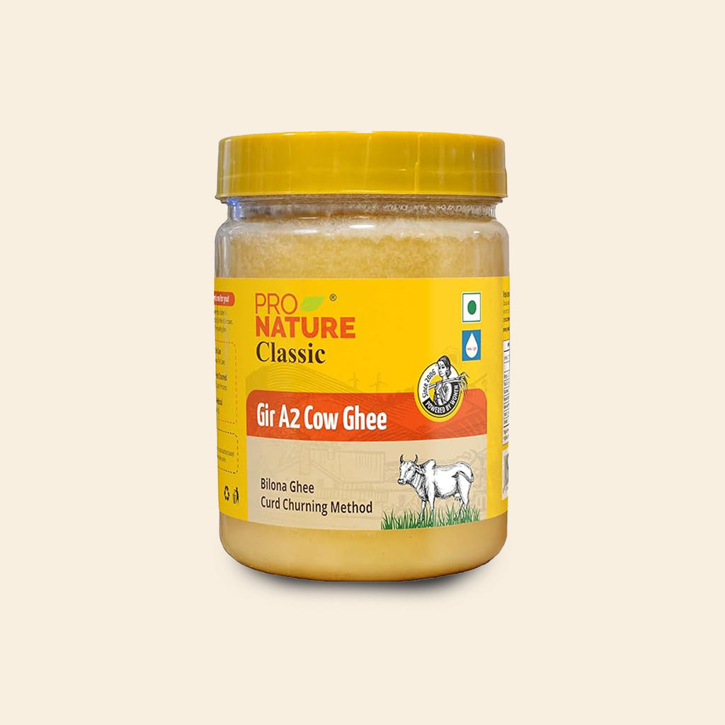 Pronature Cow Ghee A2 500 Ml Glass Jar