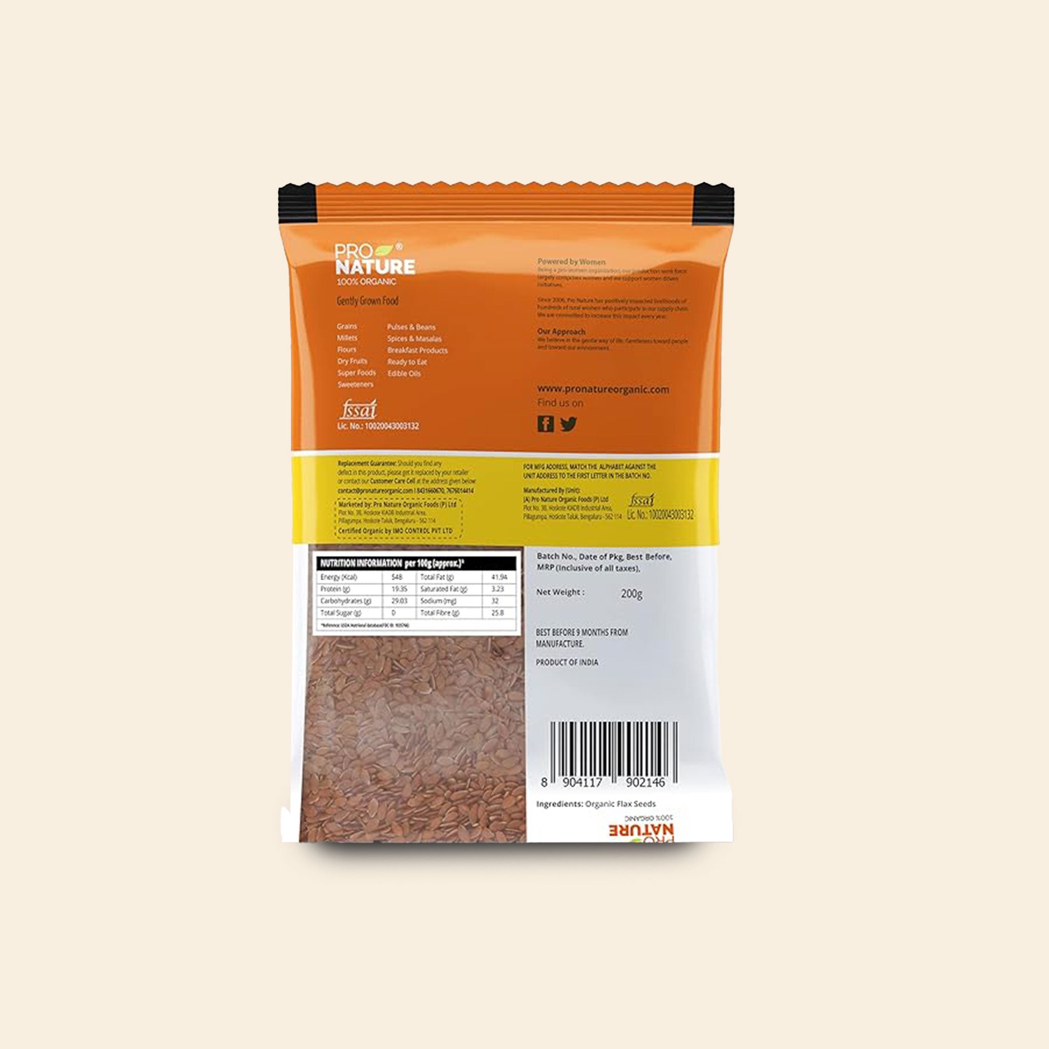 Pronature Flax Seed 200G