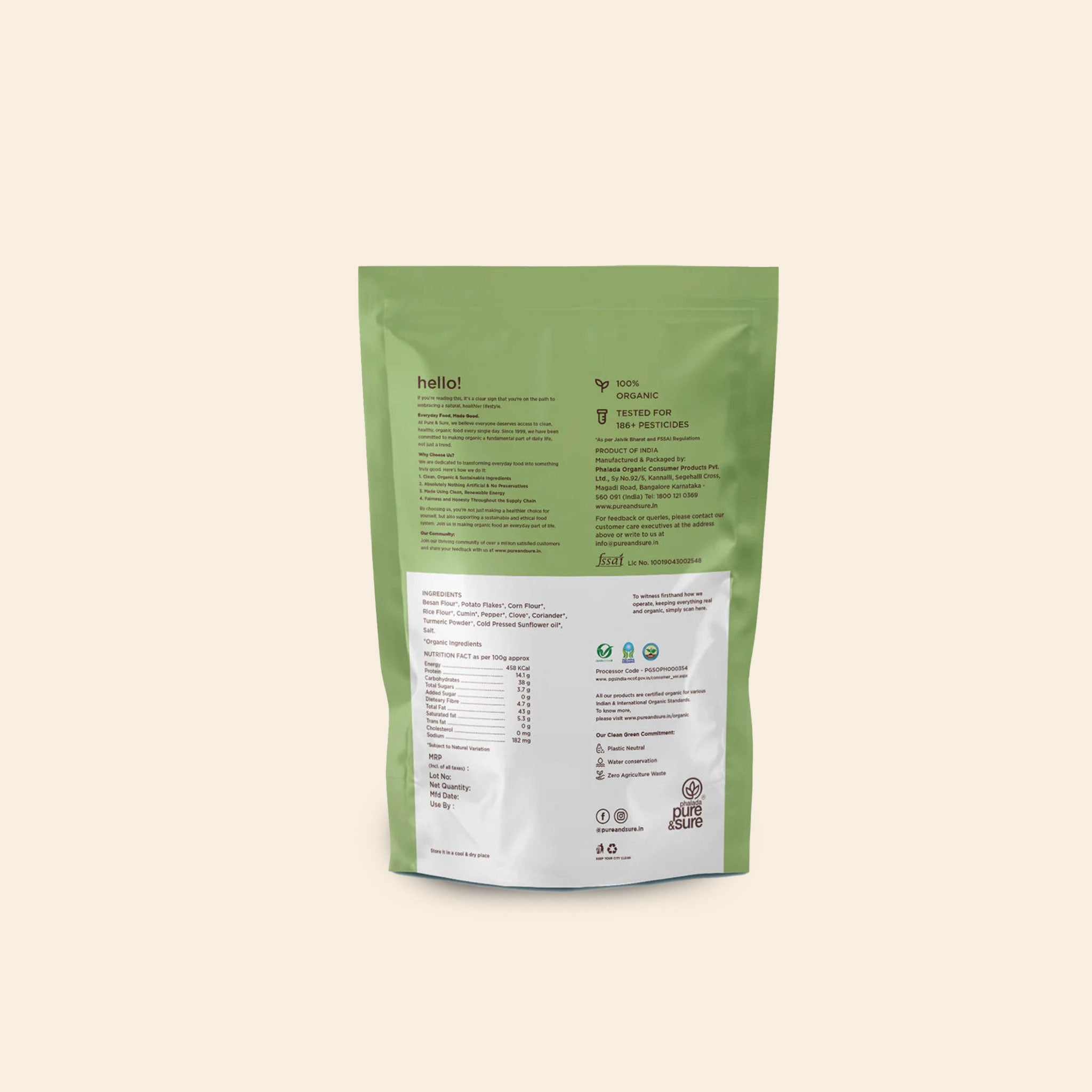 Ps Organic Aloo Bhujia-120Gms