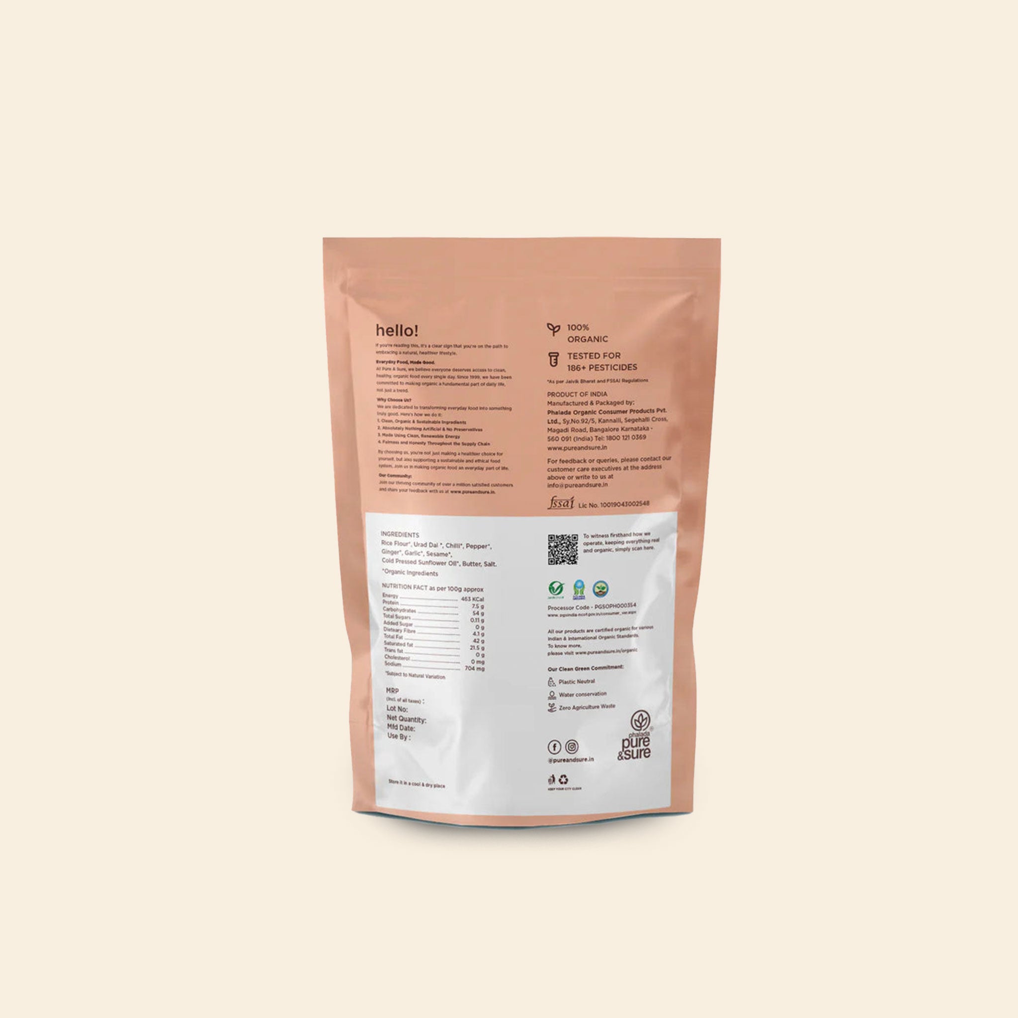 Ps Organic Peri Peri Chakli - 150Gms