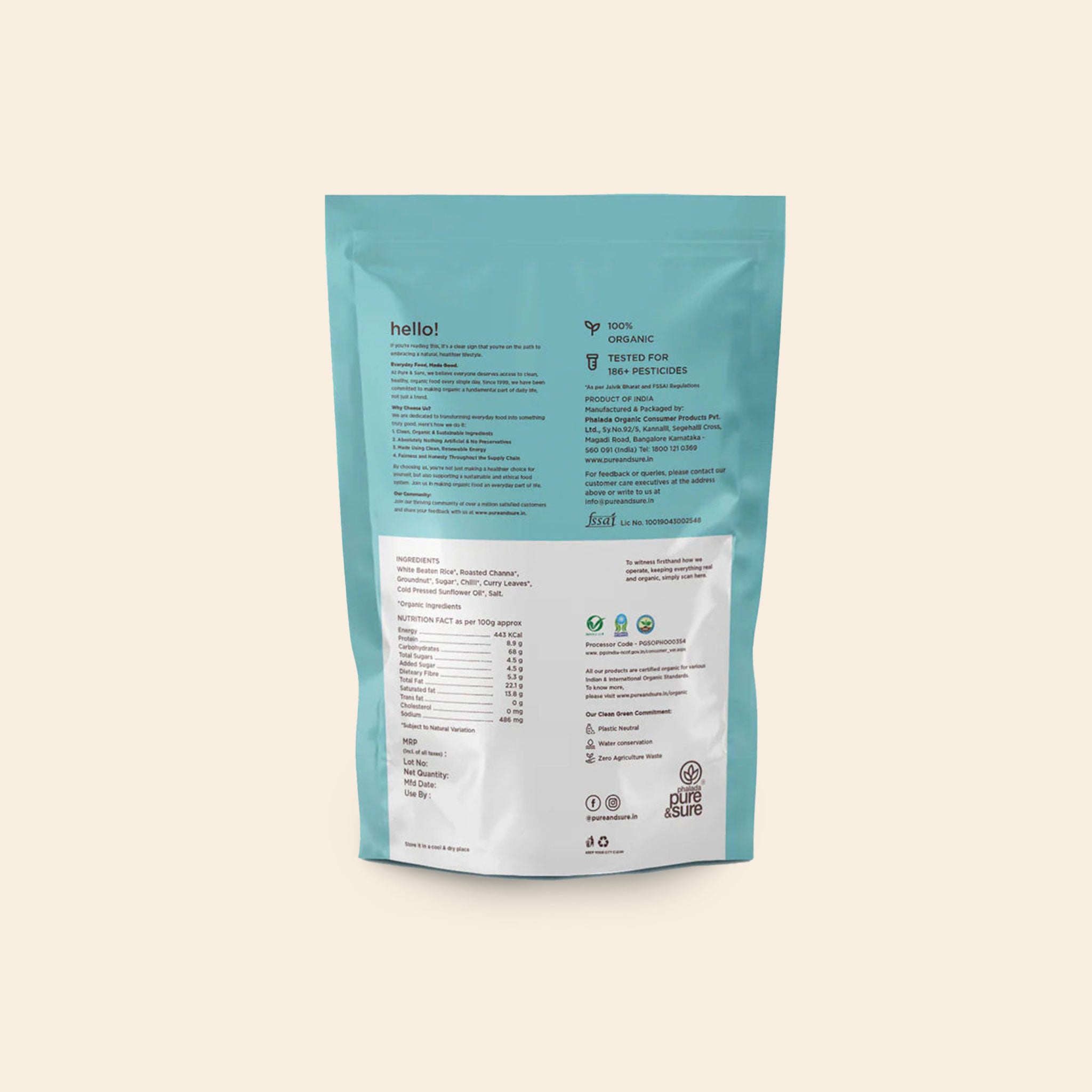 Ps Organic Sweet & Salt Chiwda 100Gms