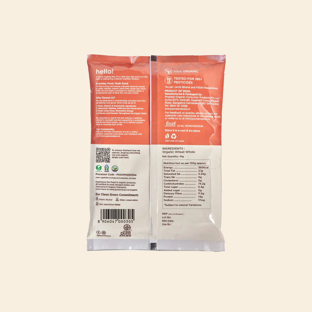 Ps Organic Wheat Flour 1 Kg