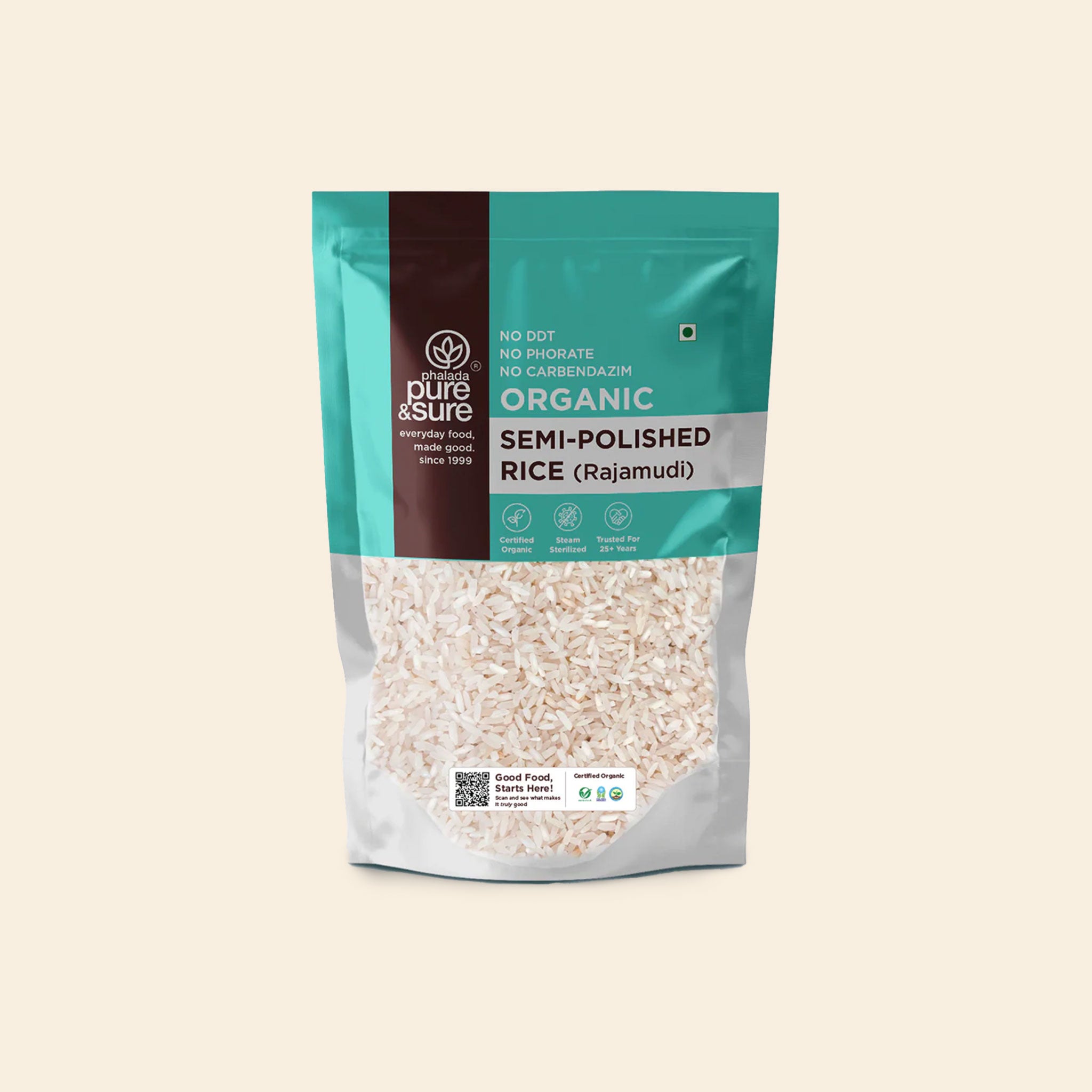 Ps Semi Polished Rice Rajmudi 1Kg