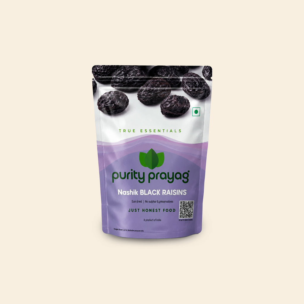 Purity Prayag Nashik Black Raisins 200g