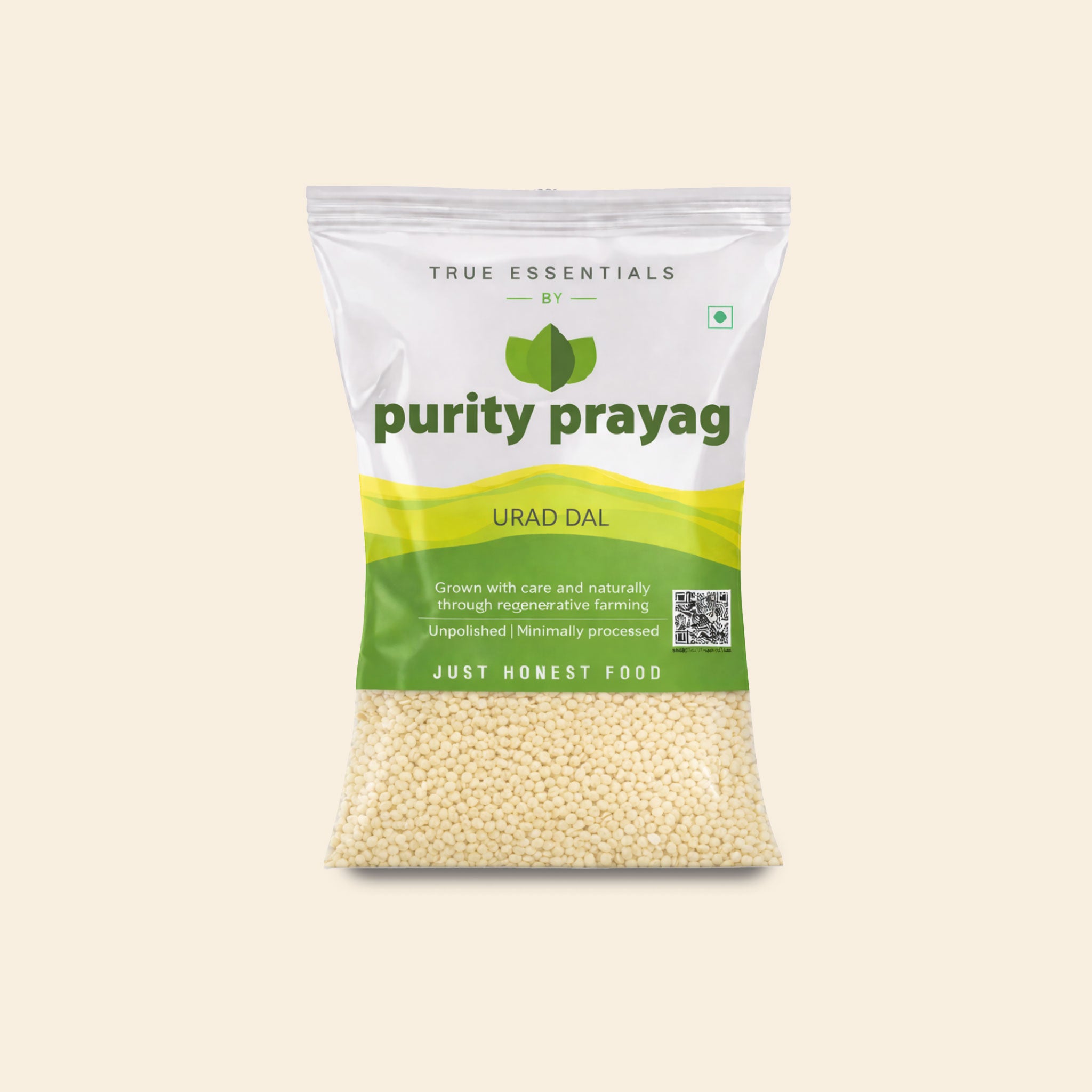 Purity Prayag Urad white whole Dal 500 g