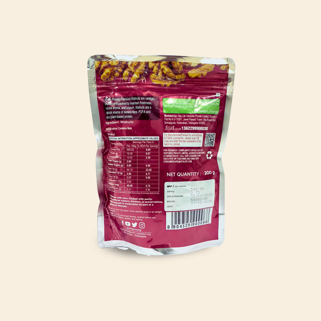 Purity Prayag Walnut Kernel 200g