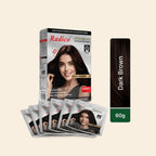 Radico Herbal Hair Color Natural Dark Brown 60 Grams